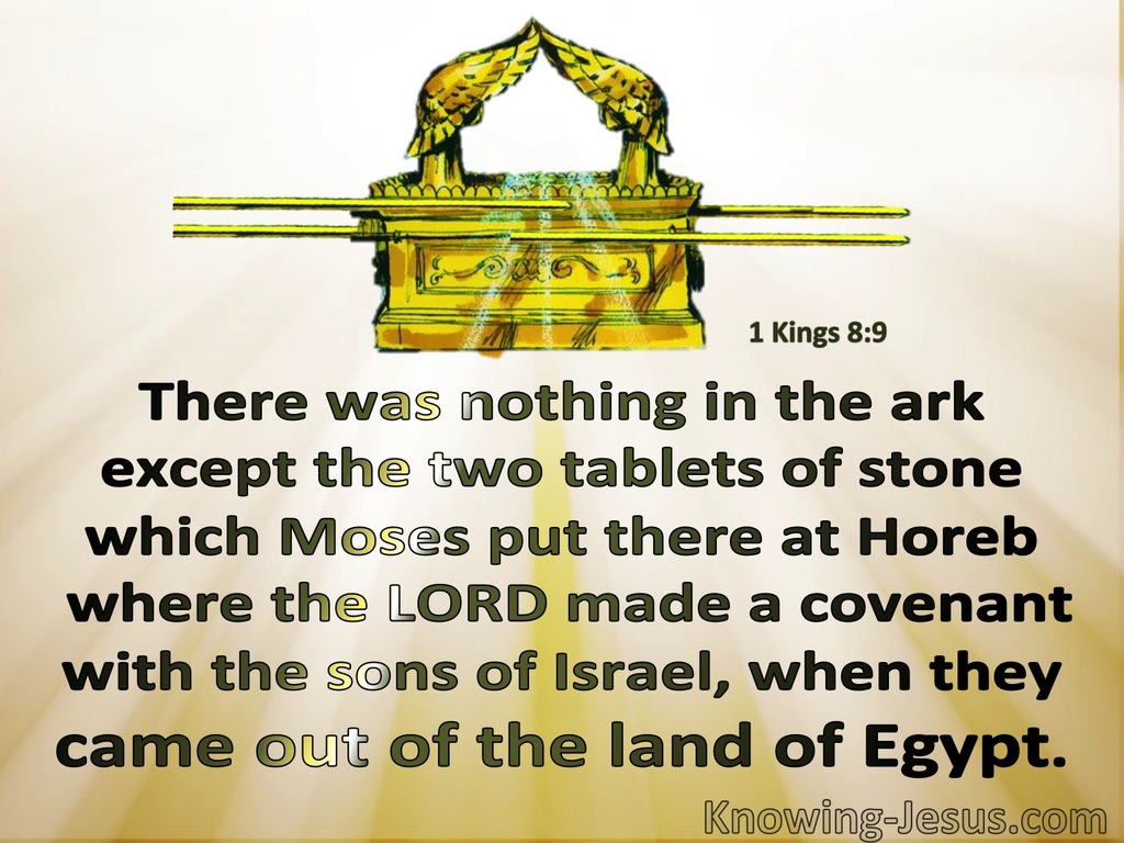 1 Kings 8:9 Nothing In The Ark But Two Tablets Of Stone (beige)